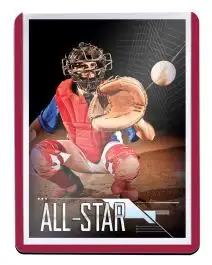 UPI81159 Ultra-Pro Toploader: 3in x 4in Red (25)