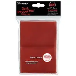 UPI82694 Ultra Pro Deck Protector Pack: Red Solid 100ct