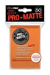 UPI84184 Ultra Pro Pro-Matte Deck Protectors Pack: Orange (DISPLAY 12)
