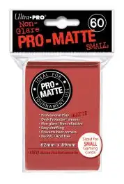 UPI84263 Ultra Pro Pro-Matte Small Size Deck Protector: Red