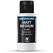 VAL73540 Vallejo Auxiliary Products: Matte Medium (60ml)