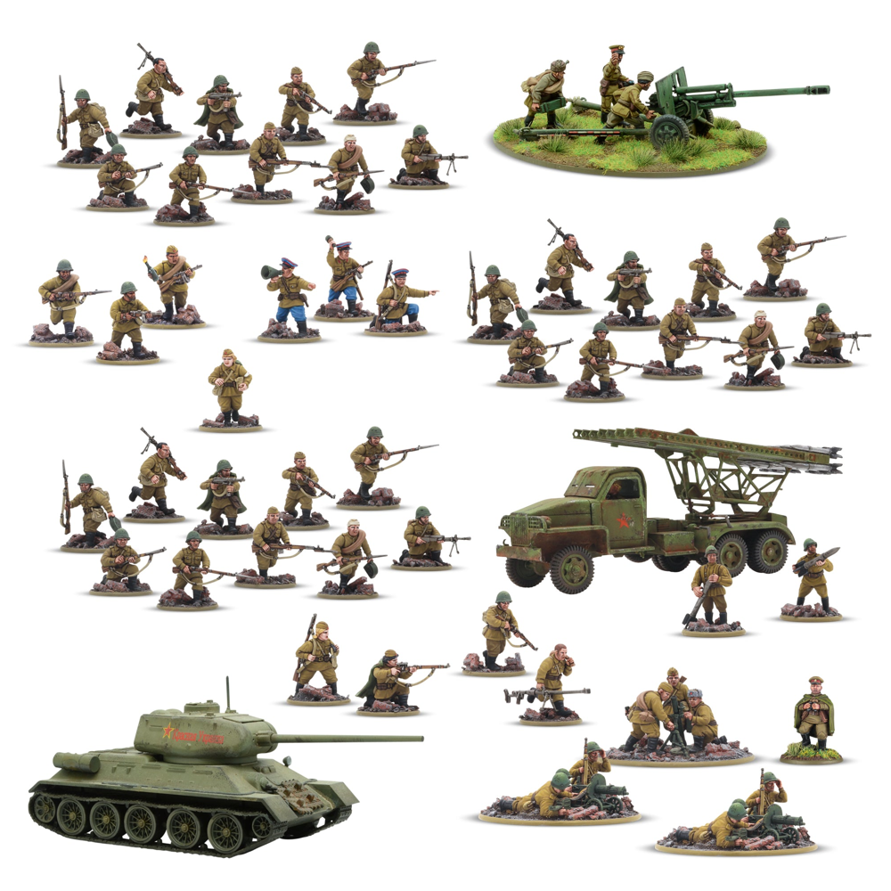 Bolt Action 3E: Forward to Berlin! Soviet Army 1943-45 Starter Army (Preorder)