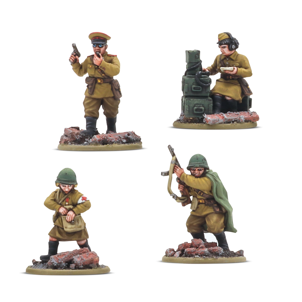 Bolt Action 3E: Soviet Infantry HQ (Preorder)