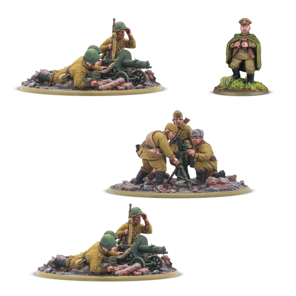 Bolt Action 3E: Soviet Infantry Heavy Weapons Platoon (Preorder)