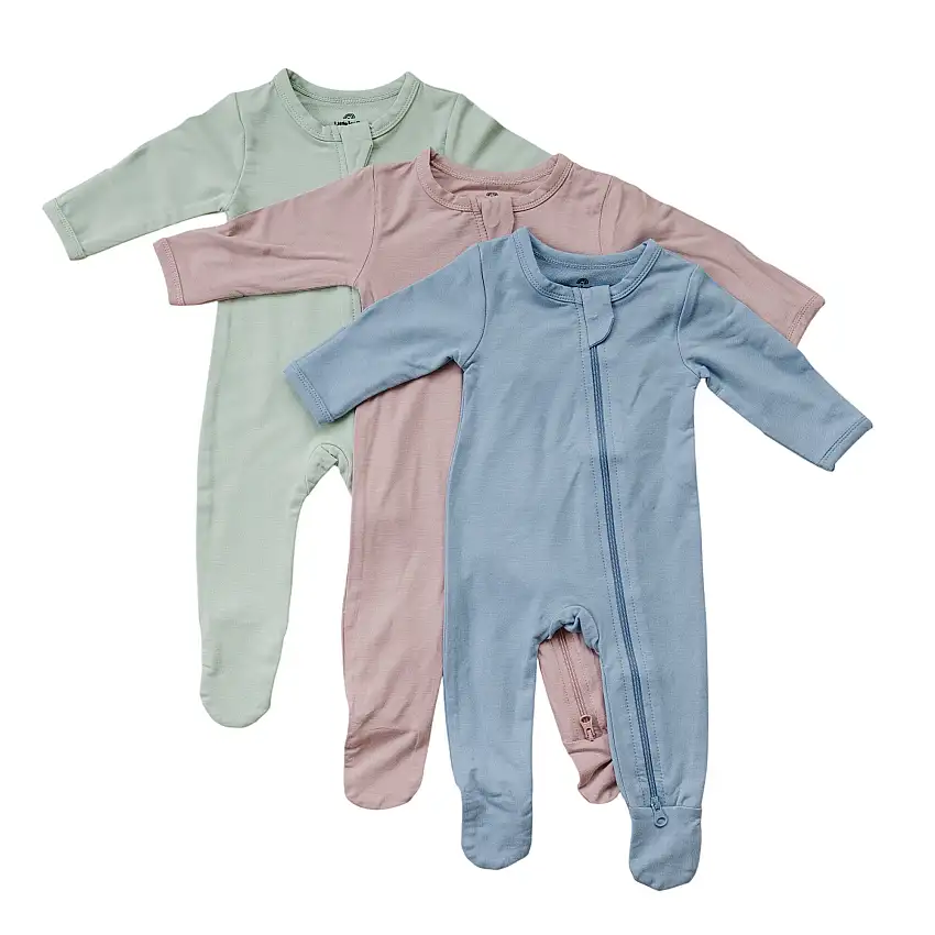 Bamboo Footed Zippy Romper