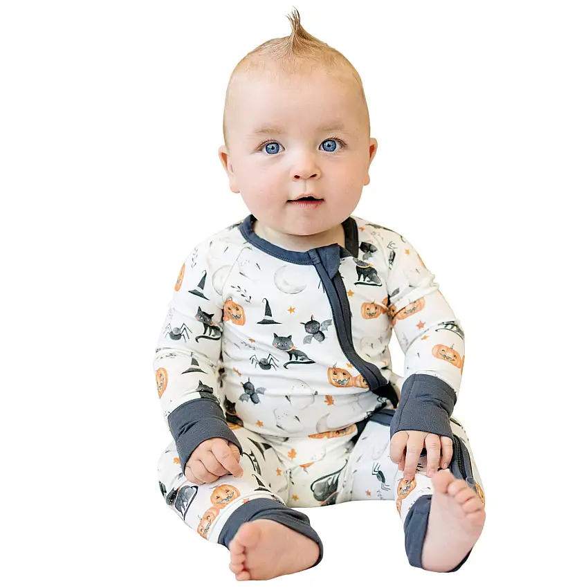 Boo Crew Bamboo Zippy Romper