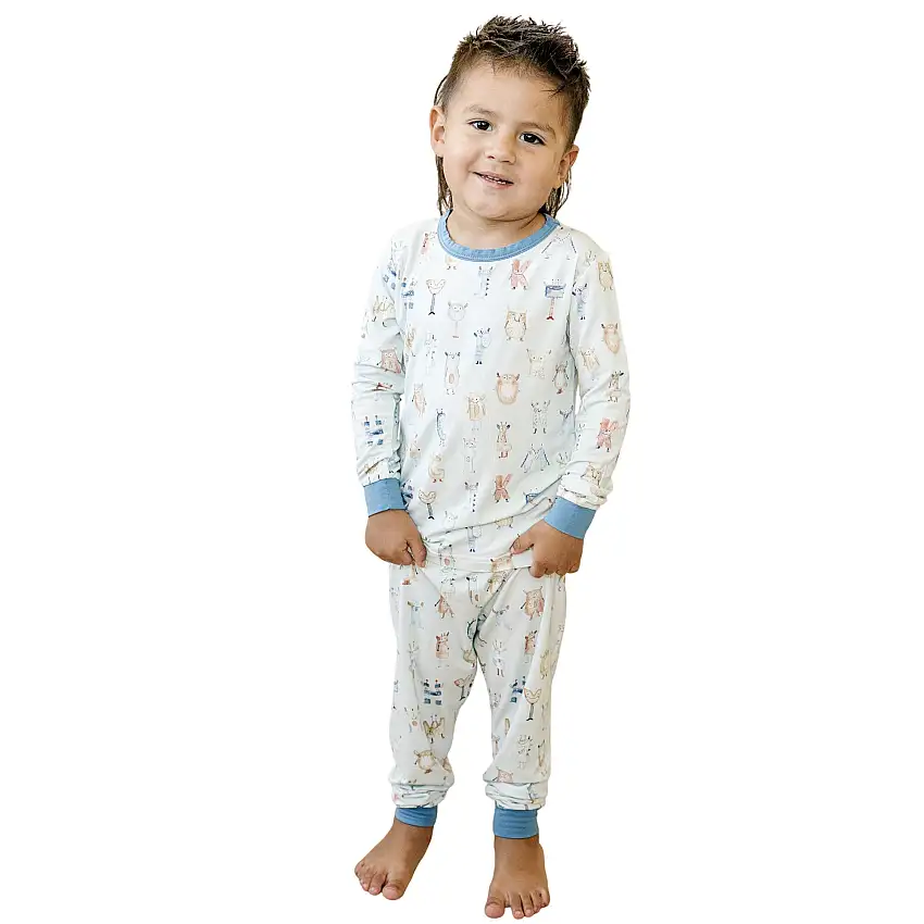 M Is For Monsters 2pc Bamboo Pajamas