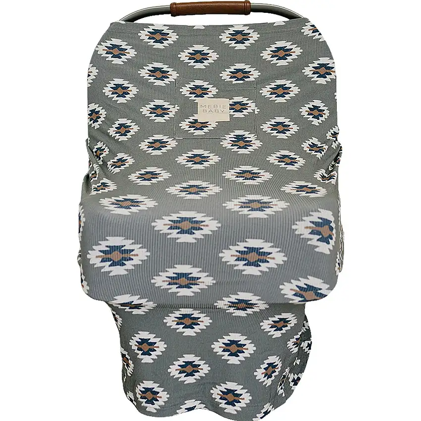 Southwest Aztec Ribbed Bamboo Multi-use Cove