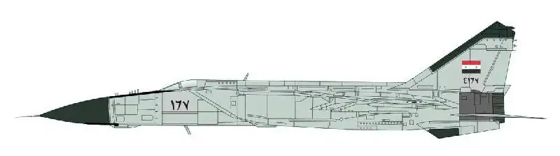 Hobby Master HA5605 1/72 Scale Mig-25Pd Foxbat - 5Th Aerial Squadron Syrian Aaf