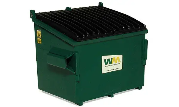 First Gear 90-0169T 1/34 Scale Waste Management Refuse Bin Compatible