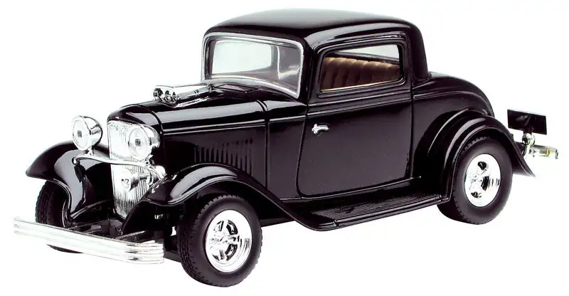 Motormax 73251AC-BK 1/24 Scale 1932 Ford Coupe