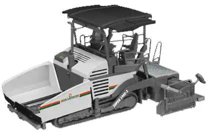 NZG 671-07 1/50 Scale Jean Lefebvre - Vogele Super 1900-2 Road Paver