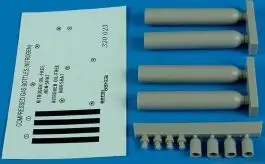ABN-320023 Aerobonus 1/32 Compressed Nitrogen Gas Bottles (D)