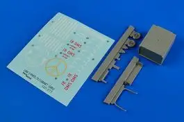 ABN-320073 Aerobonus 1/32 USAF 2-Wheel Tilt Cabinet Early Vietnam War Era (D)