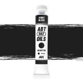 ABT-110 Abteilung 502 Black Oil Paint 20ml Tube