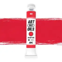 ABT-120 Abteilung 502 Red Oil Paint 20ml Tube
