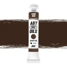 ABT-130 Abteilung 502 Dark Mud Oil Paint 20ml Tube