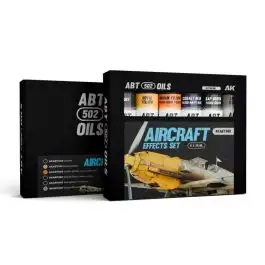 ABT-305 Abteilung 502 Aircraft Effects Oil Paint Set (6 Colors) 20ml Tubes