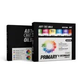 ABT-309 Abteilung 502 Primary & Secondary Oil Paint Set (6 Colors) 20ml Tubes