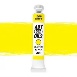 ABT-530 Abteilung 502 Lemon Yellow Oil Paint 20ml Tube