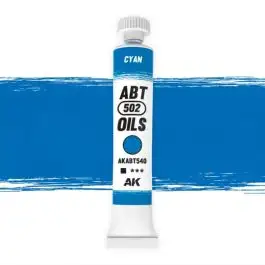 ABT-540 Abteilung 502 Cyan Oil Paint 20ml Tube