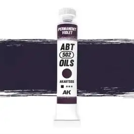 ABT-555 Abteilung 502 Permanent Violet Oil Paint 20ml Tube