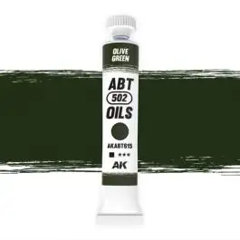 ABT-615 Abteilung 502 Olive Green Oil Paint 20ml Tube
