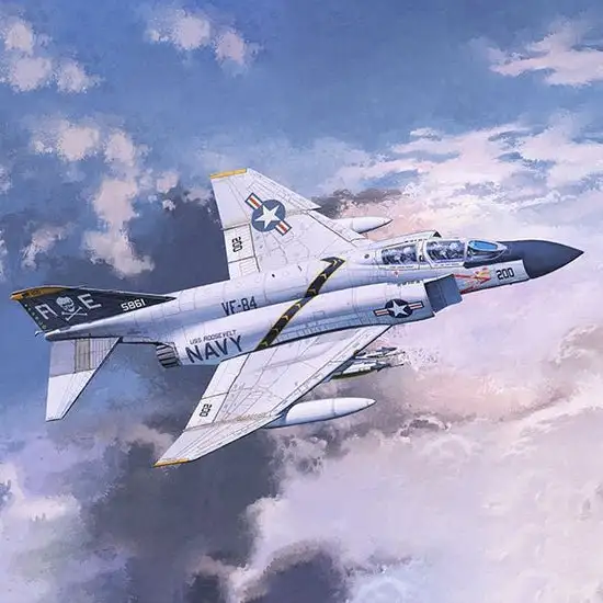 Academy 1/72 12529 F-4J "Vf-84 Jolly Rogers" - Bundle