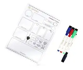 ACPENTTACS100CLEW Accessory Power Role Playing Game Acrylic Character Sheets