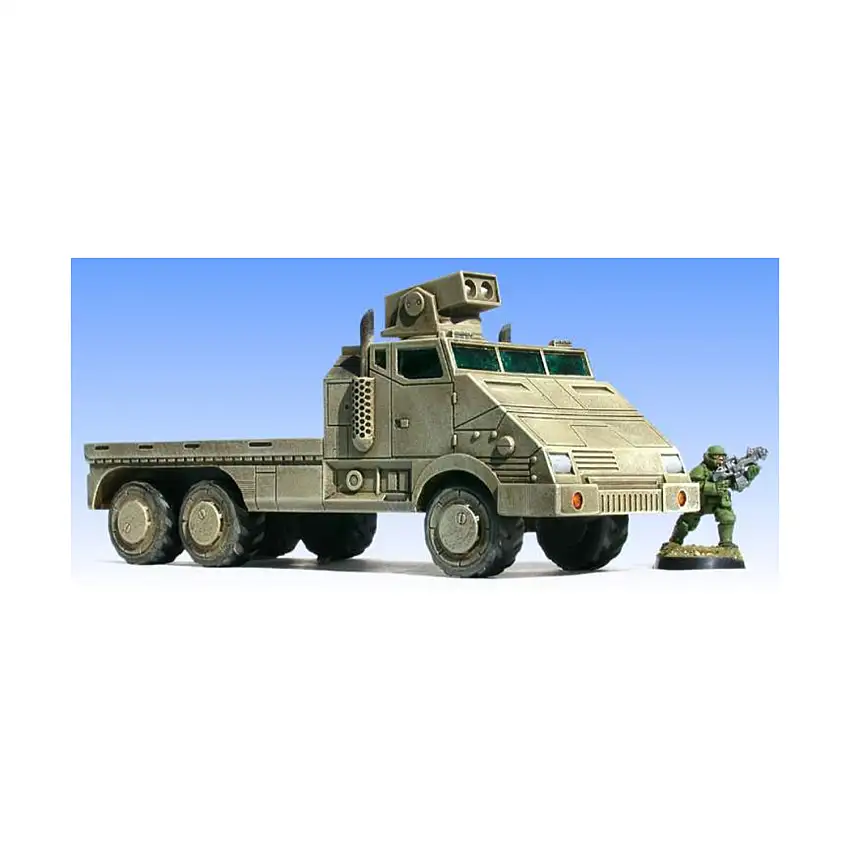 Armored Flatbed Truck