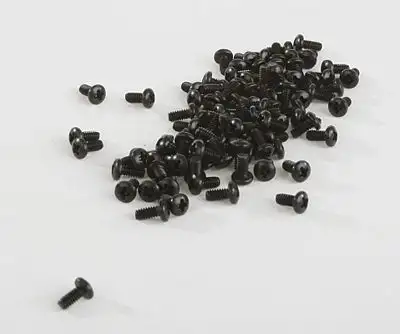 Accurail 150 All Scale Truck & Coupler Screws -- 2-56 x 3/16" pkg(100)