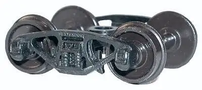 Accurail 151 HO Scale Bettendorf Trucks Less Wheels -- Black 100 Pair