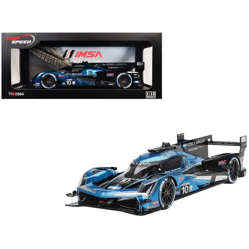 Acura ARX-06 GTP #10 Filipe Albuquerque - Marcus Ericsson - Brendon Hartley - Ricky Taylor "Wayne Taylor Racing with Andretti" IMSA "24 Hours of Daytona" (2024) 1/18 Model Car by Top Speed