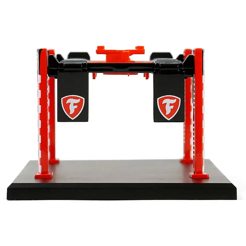 Adjustable Four-Post Lift "Firestone" Red and White "Four-Post Lifts" Series 6 1/64 Diecast Model by Greenlight