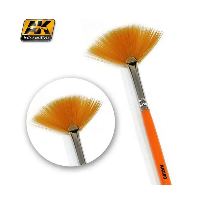 Weathering Brush Fan Shape