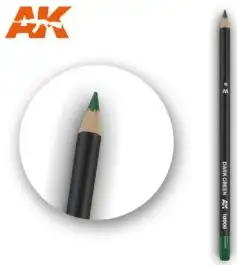 AKI-10008 AK Interactive Weathering Pencils: Dark Green (5/Bx)