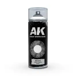 AKI-1019 AK Interactive Great White Base Lacquer Spray 150ml