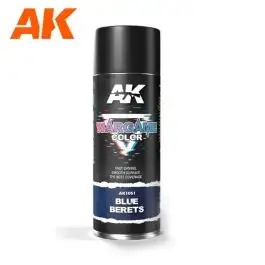 AKI-1051 AK Interactive Wargame Color: Blue Berets Spray 400ml (D)