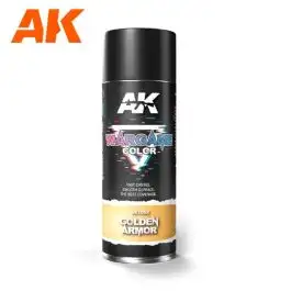 AKI-1052 AK Interactive Wargame Color: Golden Armor Spray 400ml