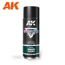 AKI-1053 AK Interactive Wargame Color: Green Flesh Spray 400ml (D)