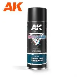 AKI-1059 AK Interactive Wargame Color: Cold Blood Turquoise Spray 400ml (D)
