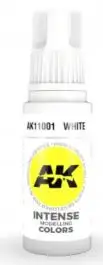 AKI-11001 AK Interactive White Acrylic 3G Paint 17ml Bottle