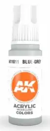 AKI-11011 AK Interactive Blue Grey 3G Acrylic Paint 17ml Bottle