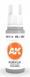 AKI-11013 AK Interactive Pale Grey 3G Acrylic Paint 17ml Bottle