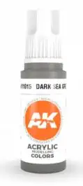 AKI-11015 AK Interactive Dark Sea Grey 3G Acrylic Paint 17ml Bottle