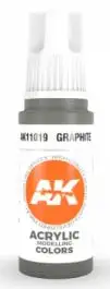 AKI-11019 AK Interactive Graphite 3G Acrylic Paint 17ml Bottle