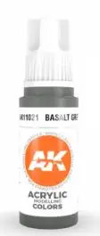 AKI-11021 AK Interactive Basalt Grey 3G Acrylic Paint 17ml Bottle