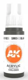 AKI-11028 AK Interactive Smoke Black 3G Acrylic Paint 17ml Bottle