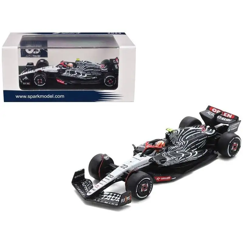 AlphaTauri AT04 #22 Yuki Tsunoda Formula One F1 "Las Vegas GP" (2023) 1/64 Diecast Model Car by Spark