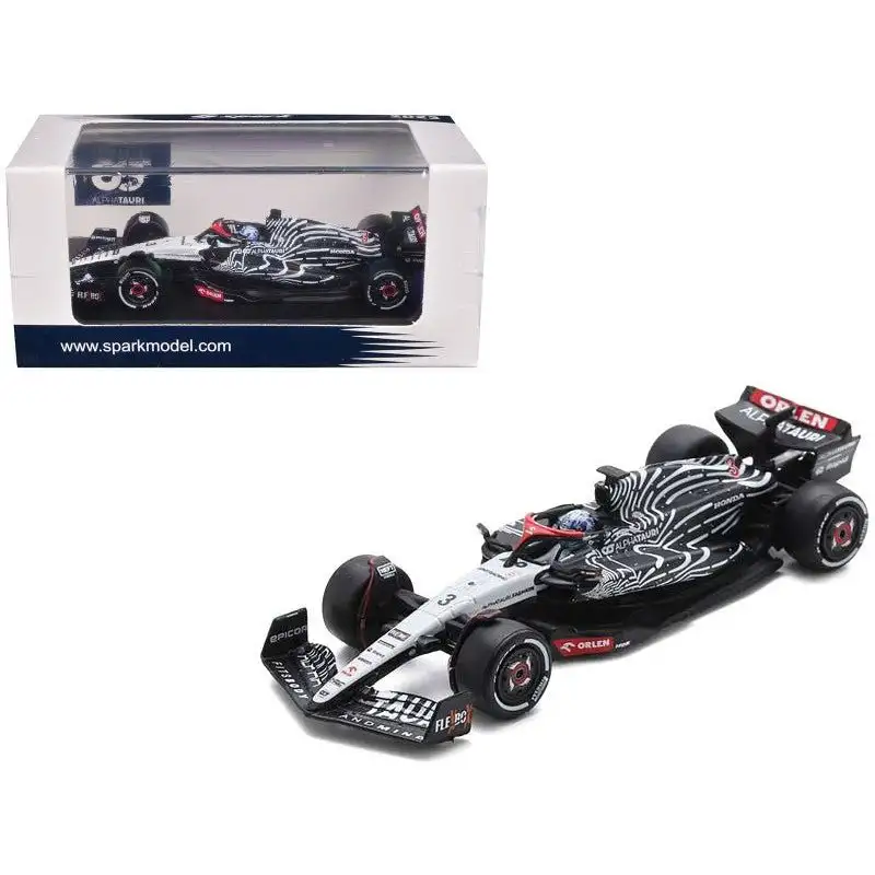 AlphaTauri AT04 #3 Daniel Ricciardo Formula One F1 "Las Vegas GP" (2023) 1/64 Diecast Model Car by Spark